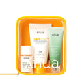 Anua Sun-Ready Travel Kit | Zero-Cast Sunscreen & Cleansing oil & Face Wash. Kore Sunscreen with Mini Size Double Cleansing routine, Korean Skincare