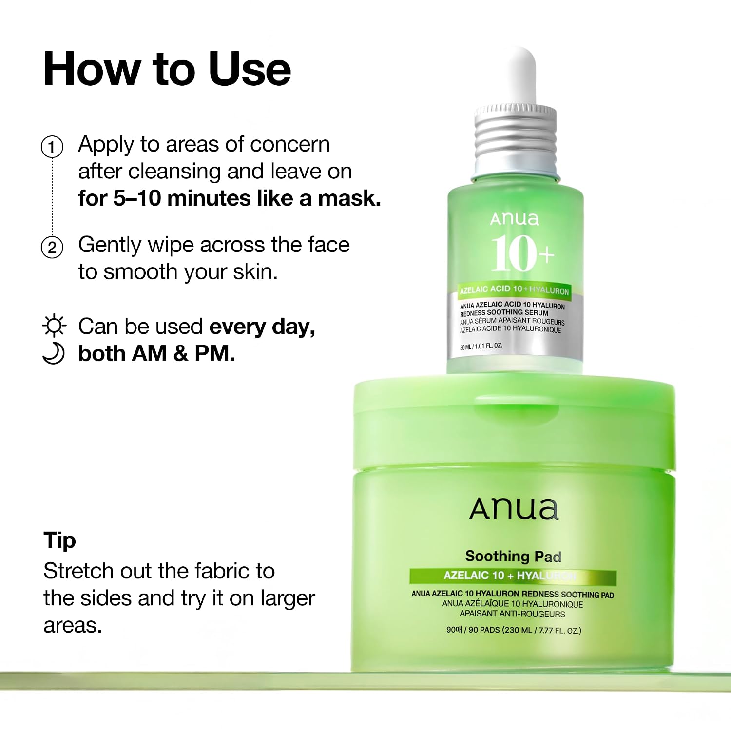 Anua Azelaic Acid Redness Soothing Prep & Boost Duo