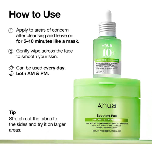 Anua Azelaic Acid Redness Soothing Prep & Boost Duo