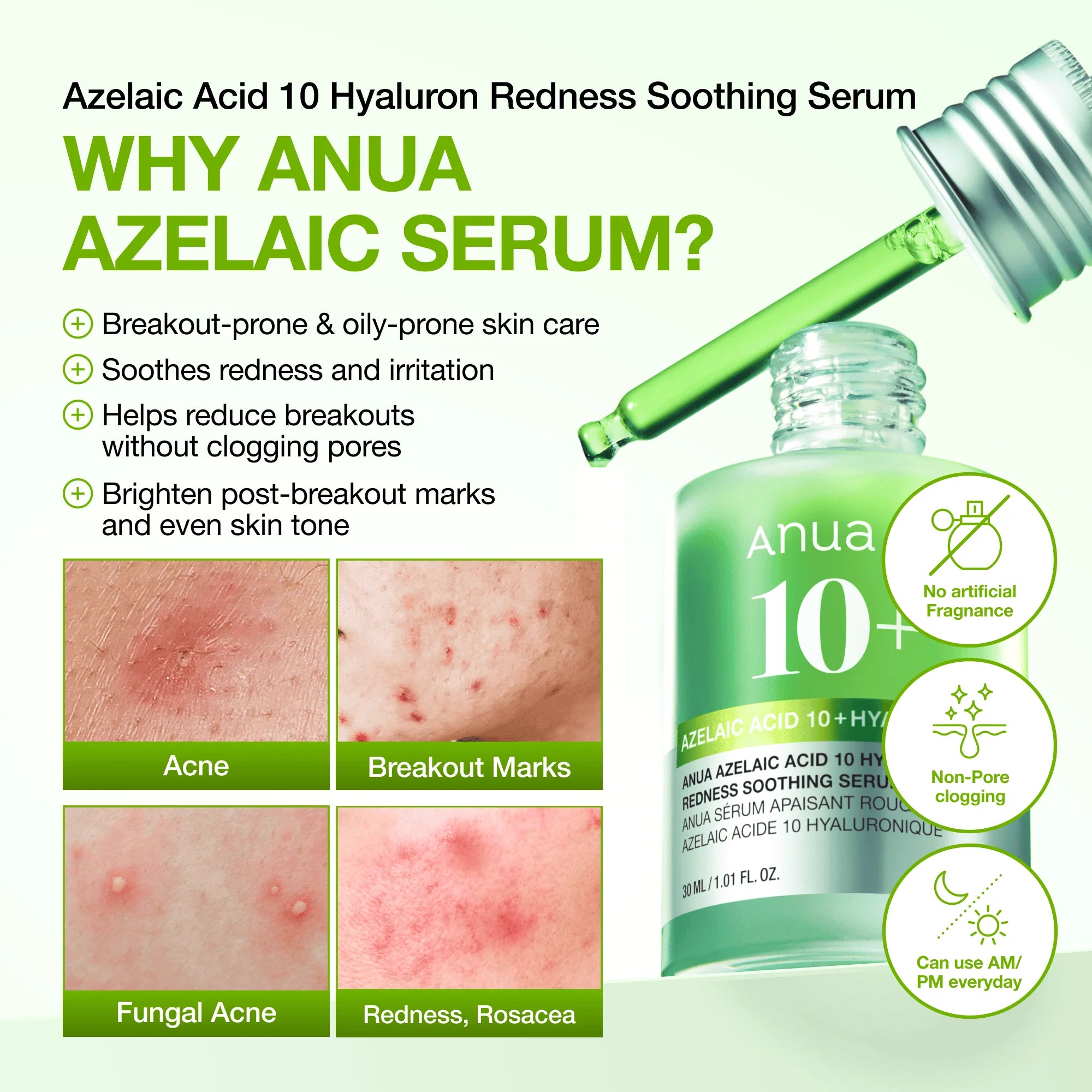 Azelaic Acid 10 Hyaluron Redness Soothing Serum