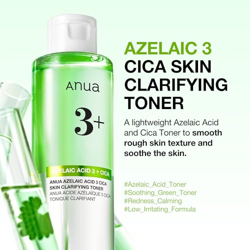 ANUA Azelaic Acid Total Soothing Trio | Azelaic Acid & CICA Skincare Set | Lightweight Hydration & Skin Barrier Care | Korean Skincare