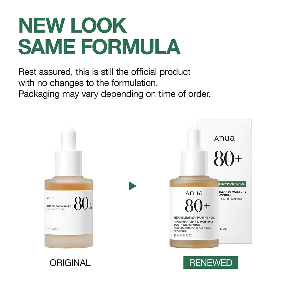 ANUA Skin Relief Duo | Heartleaf 77 Soothing Toner & Heartleaf 80 Calming Ampoule | Hydrating & Soothing Care for Sensitive Skin | Korean Skincare Set