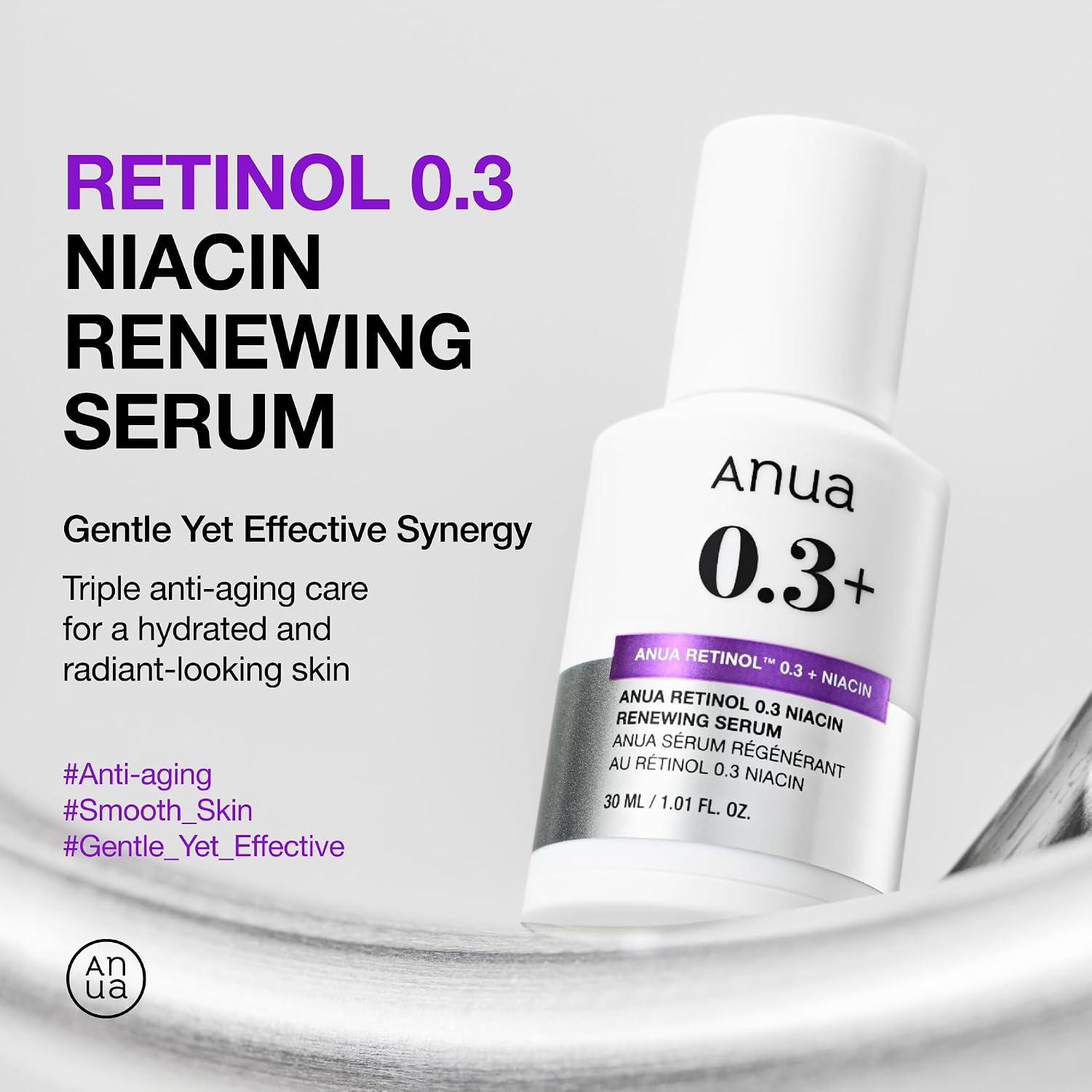 Anua Retinol Serum for Smooth & Renewed Texture