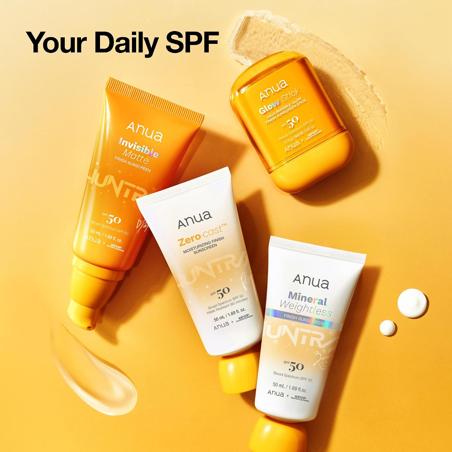 Anua Mineral Weightless Finish Sunscreen SPF 50 – Zinc-Based Broad Spectrum Face Sunscreen, Lightweight Hydrating Lotion, 1.69 fl oz