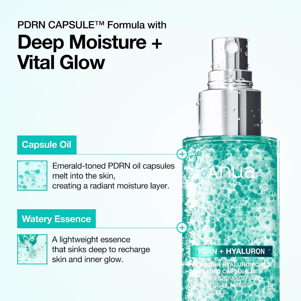 ANUA PDRN Collagen Glow Facial Serum Spray Duo (Pack of 2)