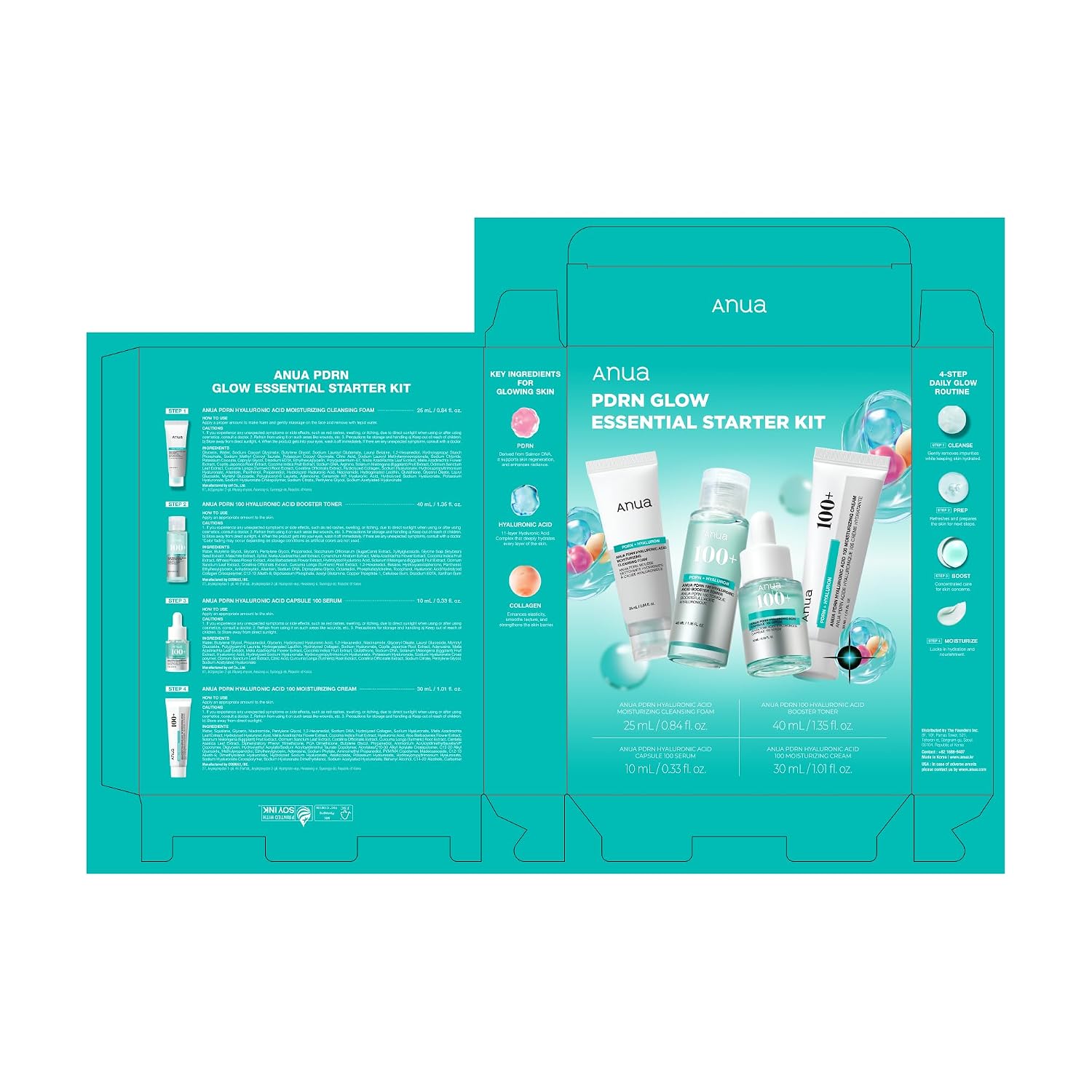 Anua Salmon DNA PDRN Glow Essential Starter Kit