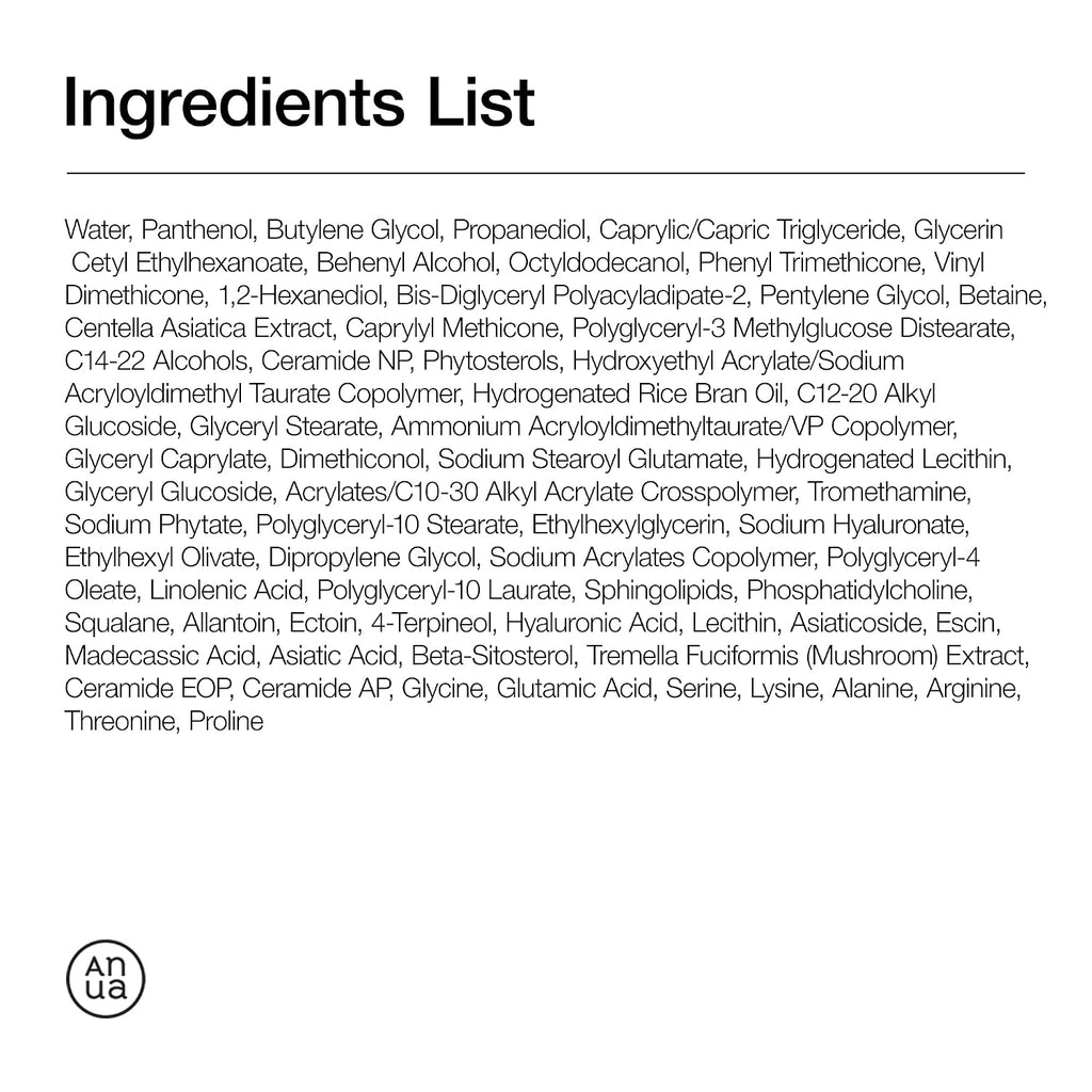 Anua 3 Ceramide Panthenol Moisture Barrier Cream