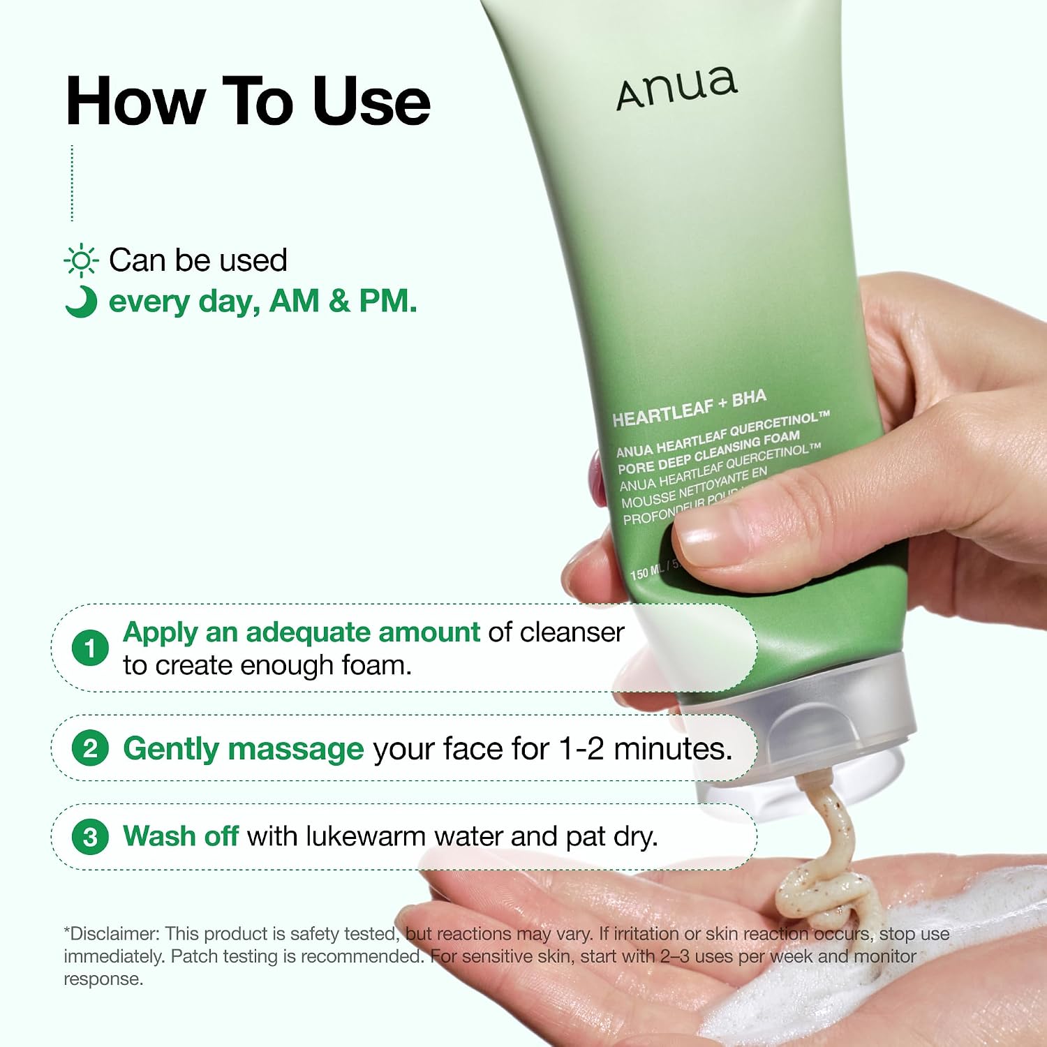 Anua Heartleaf Quercetinol Pore Deep Cleansing Foam